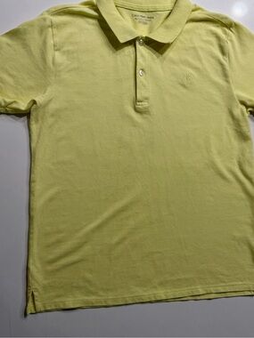 Calvin Klein Jeans Light Lime Green Polo Shirt